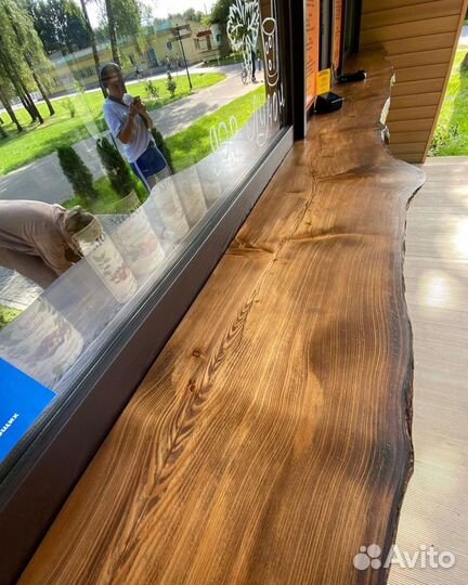 Барная стойка из слэба Loft