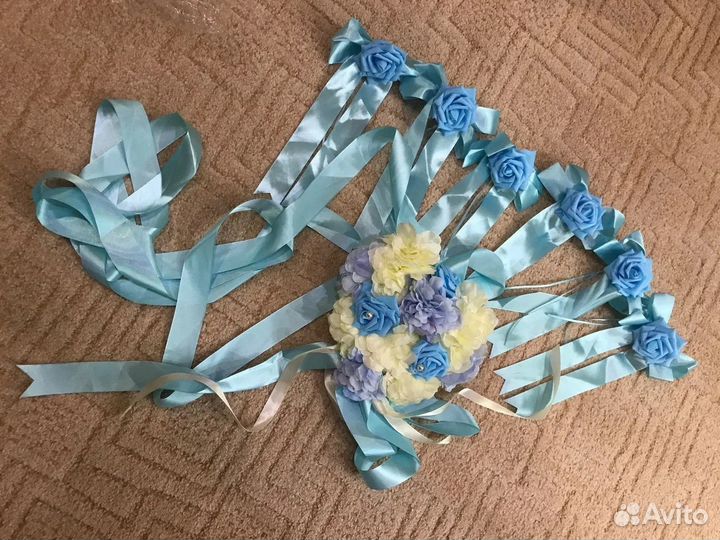 Свадебное украшение для авто