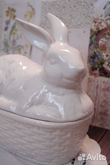 Конфетница кролик пасхальный