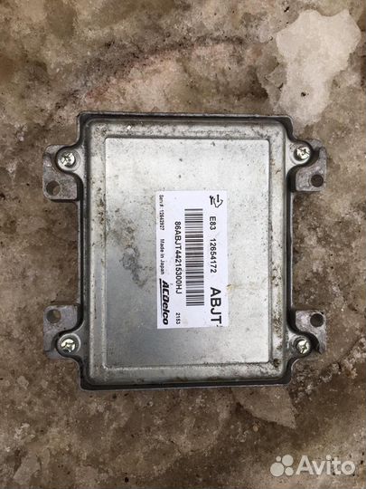 Блок управления двигателем Шевроле авео