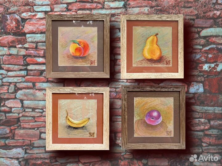 Картина 21х21, пастель, 