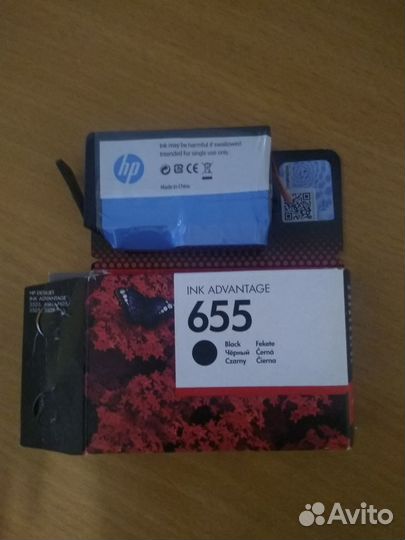 Картридж hp 655 black