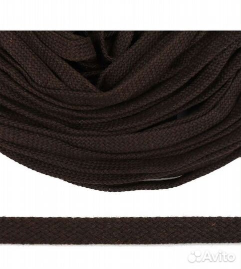 Шнур плоский турецкое плетение 50 м