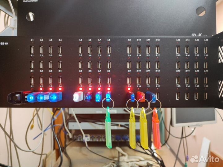 Управляемый USB over IP концентратор с 64 портами