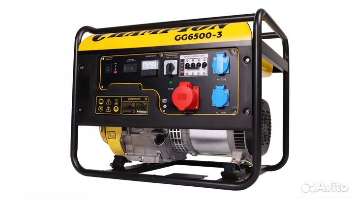 Бензогенератор Champion GG6500-3