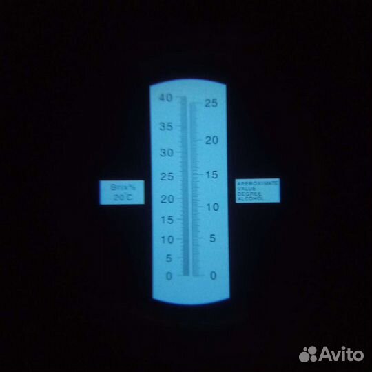 Рефрактомеп 0-40 Сахара и 0-25 спирта