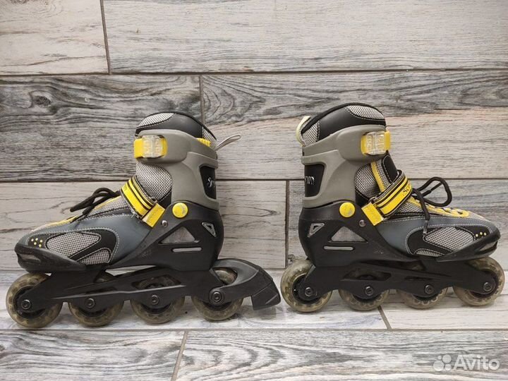 Роликовые коньки детские 32-34 и защита