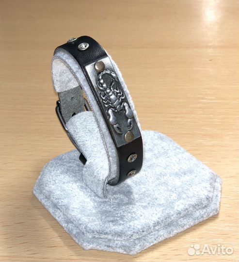 Браслет из натуральной кожи Скорпион