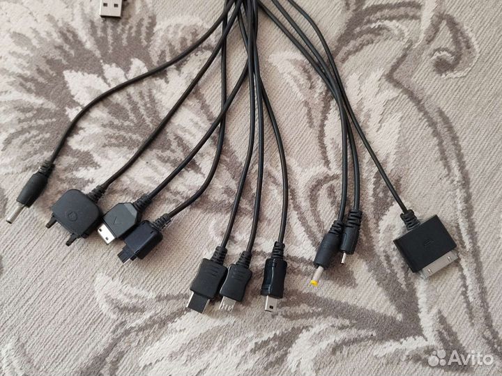 USB кабель 10-в-1 витой 1000mm