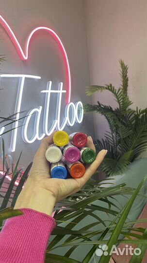 Краска для тату цветная
