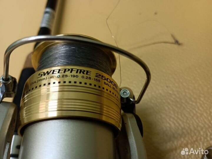 Спиннинг serfmaster с катушкой daiwa