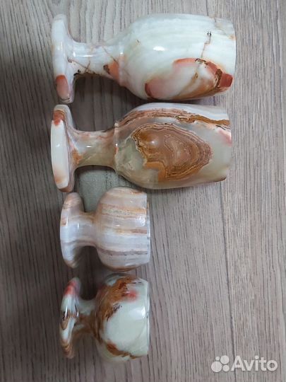 Рюмки и фужеры из оникса