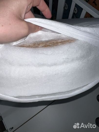 Матрас детский круглый, наматрасник, простынь