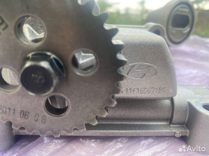 Масленный насос б/у двигатель G4KD