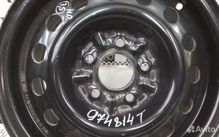 Диск колеса штампованный Hyundai Santa Fe 1 R15