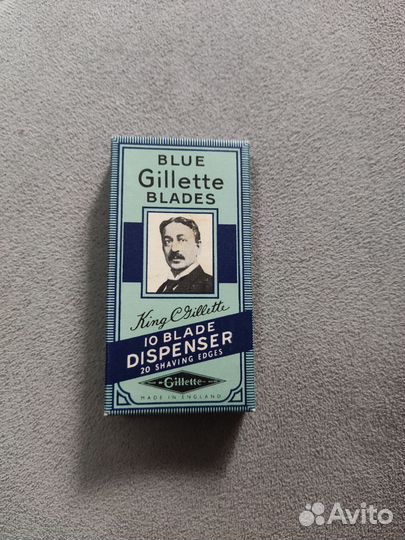 Лезвия для бритья gillette винтаж