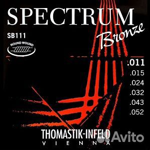 Струны 11-52 Thomastik SB111 Spectrum Bronze