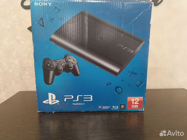 Игровая приставка ps3 super slim прошитая