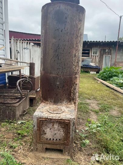 Печь для бани из трубы