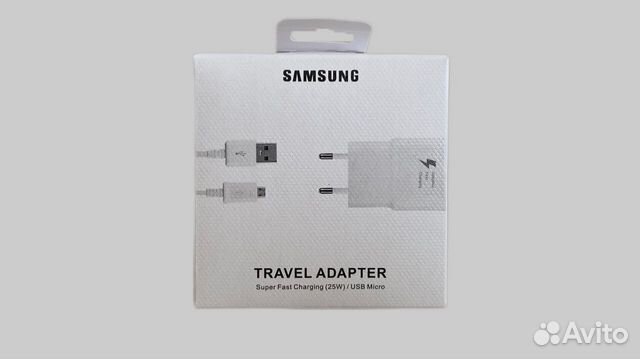 Блок питания кабель шнур Samsung 25W USB Micro