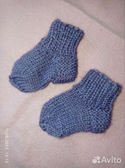 Носки вязаные детские