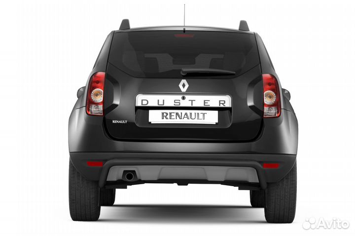 Защита бампера Рено Дастер задняя