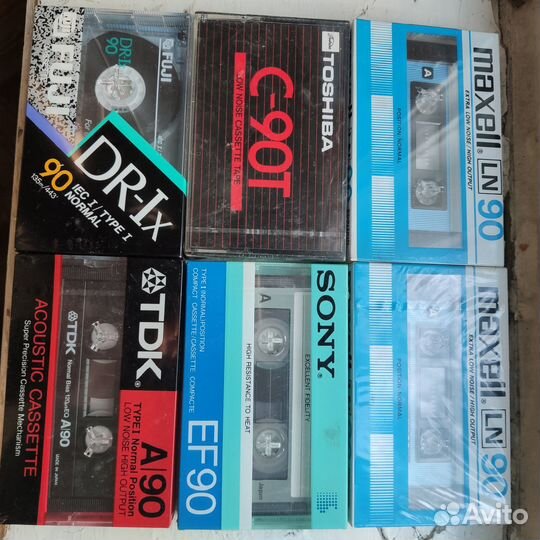 Аудио кассеты новые запечатанные 1985г
