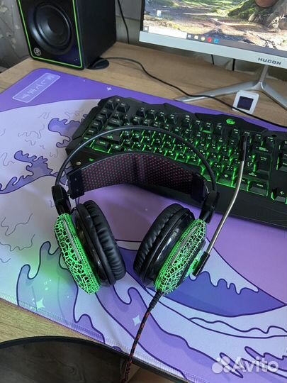 Наушники с микрофоном oklick HS-L500G toxic