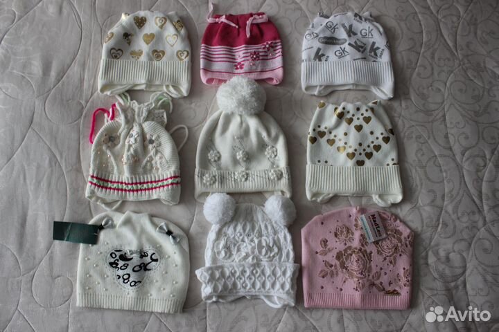 Детские шапки на девочку