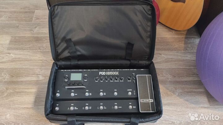 Гитарный процессор line 6 pod hd500x с чехлом