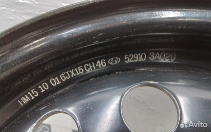 Диск колеса штампованный Hyundai Santa Fe 1 R15