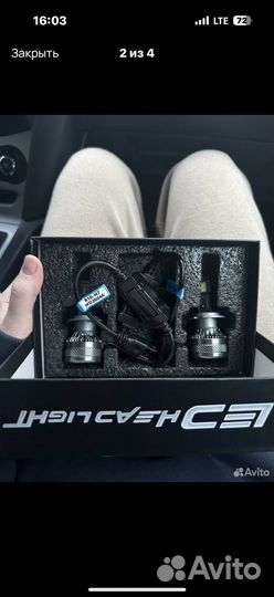 Автомобильная лампа светодиодная Mini LED H7