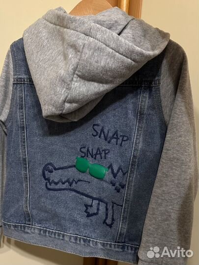 Джинсовая куртка для мальчика 110