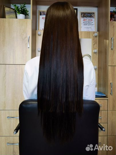 Прокат натуральных волос на заколках