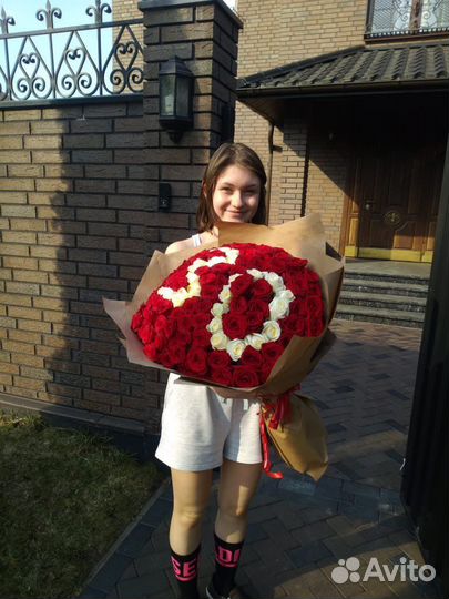 Пионы цветы 101 Роза