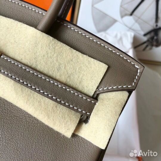 Сумка Hermes Birkin 25 Swift Taupe PHW