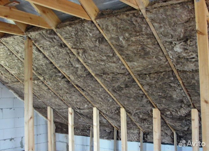 Утеплитель крыши потолка