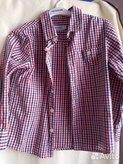 Рубашка для мальчика 122