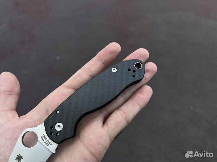 Нож spyderco paramilitary 3 карбон