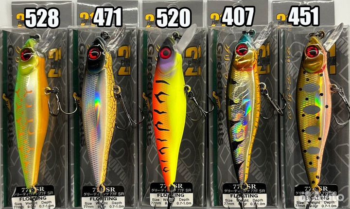 Воблеры pontoon 21 Greedy Guts 77
