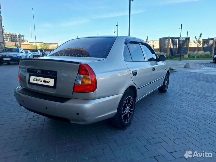 Hyundai Accent 1.5 МТ, 2004, 212 085 км