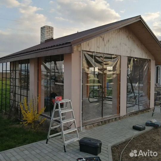 Мягкие окна для беседок и веранд