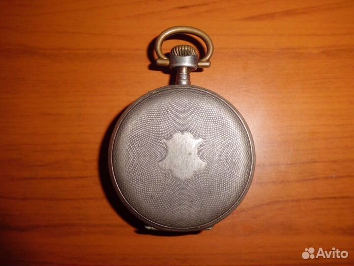 Часы карманные, серебряные cylindre 10 rubis Швейц