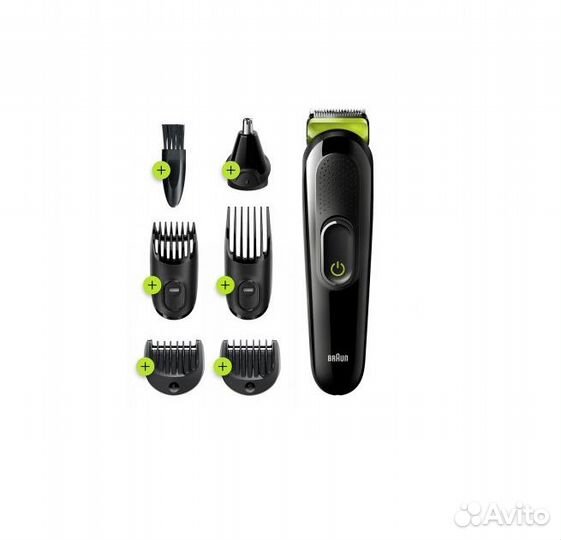 Триммер braun MGK 3221 для бороды, волос на голове