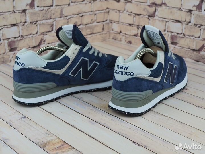 New balance 574 Blue Premium Качество