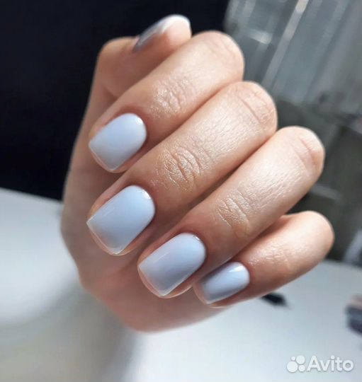 Маникюр с покрытием гель лак - наращивание ногтей