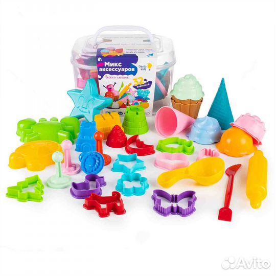 Набор для лепки Микс аксессуаров Genio kids LEP06