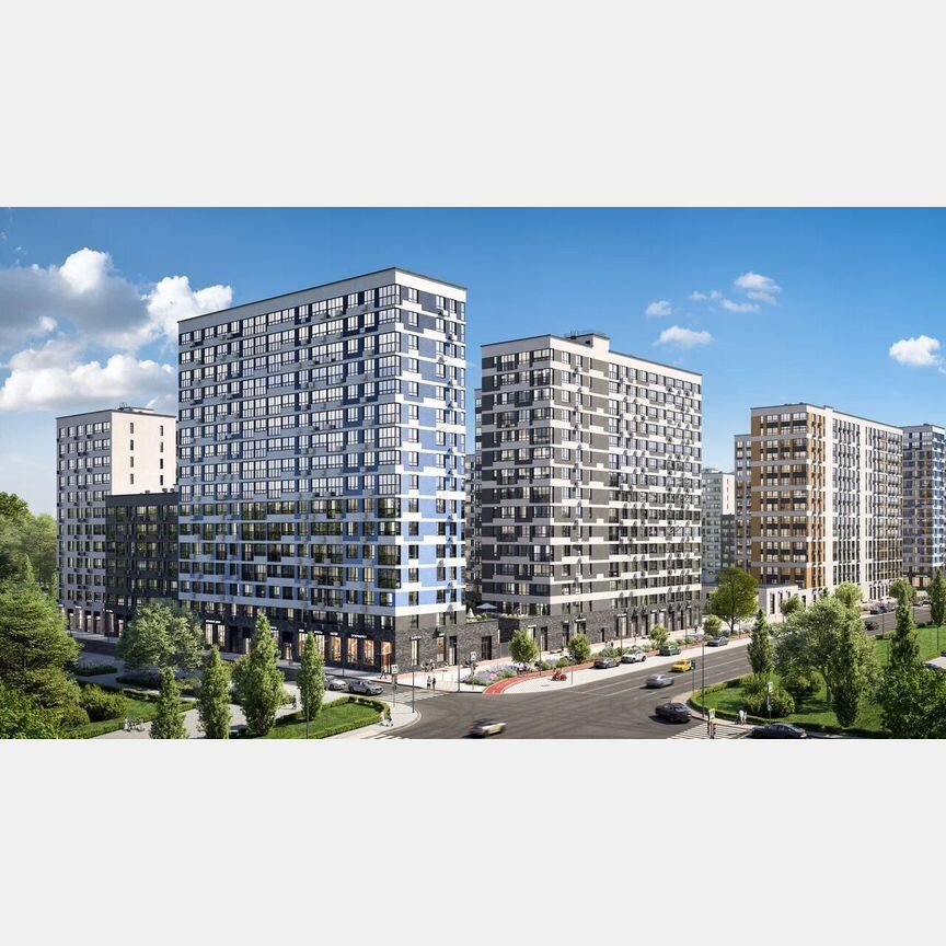 Квартира-студия, 22,3 м², 13/15 эт.