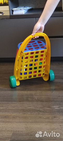 Полесье Конструктор Беби Забавная тележка