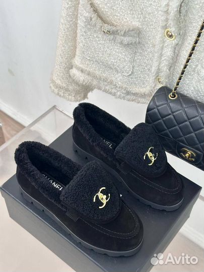 Лоферы chanel женские